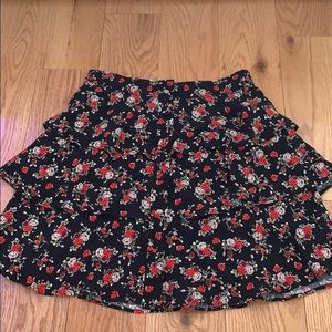 Zara floral skirt